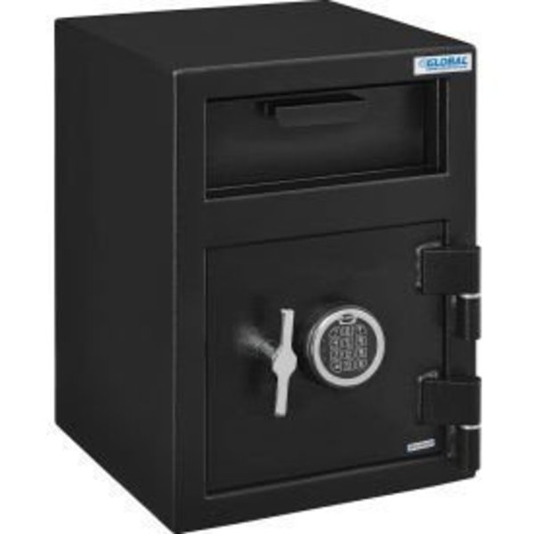 Global Equipment B-Rate Depository Safe Front Loading, 1 Door, Digital Lock, 14Wx14Dx20-1/4H DS201414E